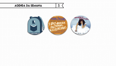Agenda da semana (22/05)