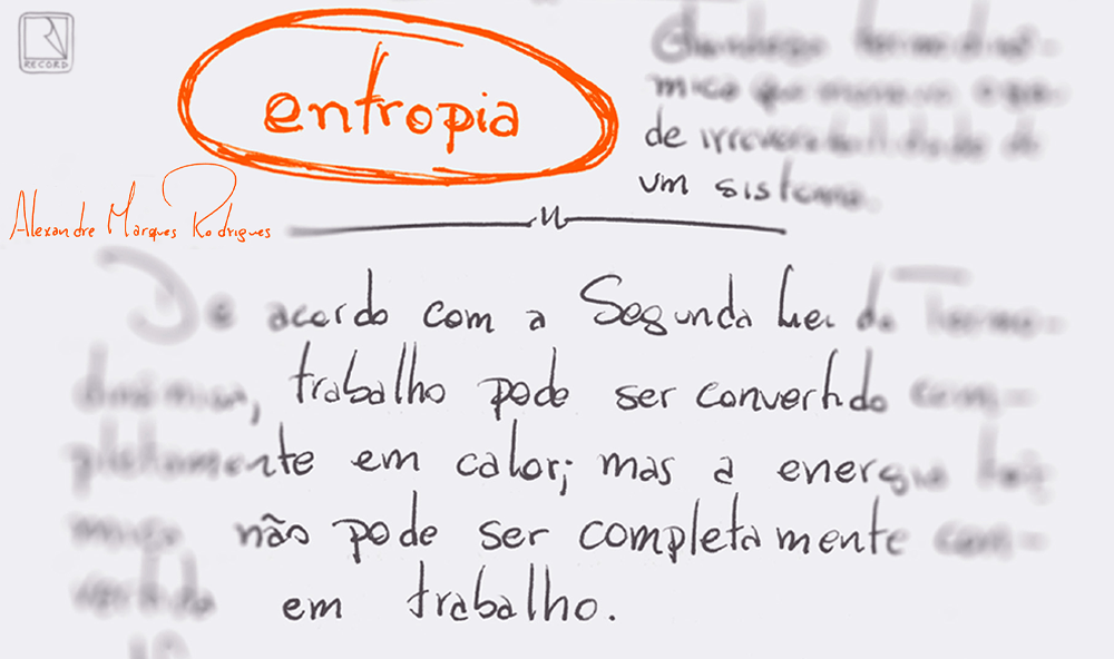 "Entropia", de Alexandre Marques Rodrigues