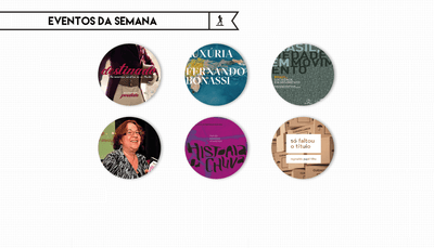 Eventos da semana (04/10)