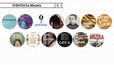 Eventos da semana (18/10)