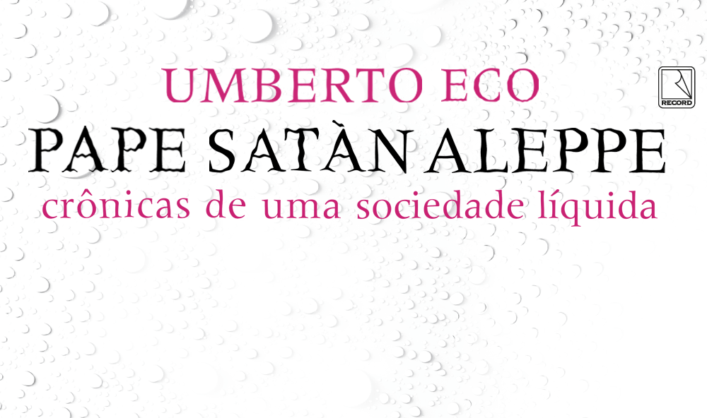 Record lança livro inédito de Umberto Eco