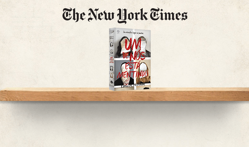 Livro "Um de nós está mentindo" completa um ano na lista de mais vendidos do jornal "The New York Times"