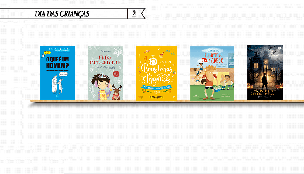 Nada de brinquedo: 5 livros para presentear a criançada