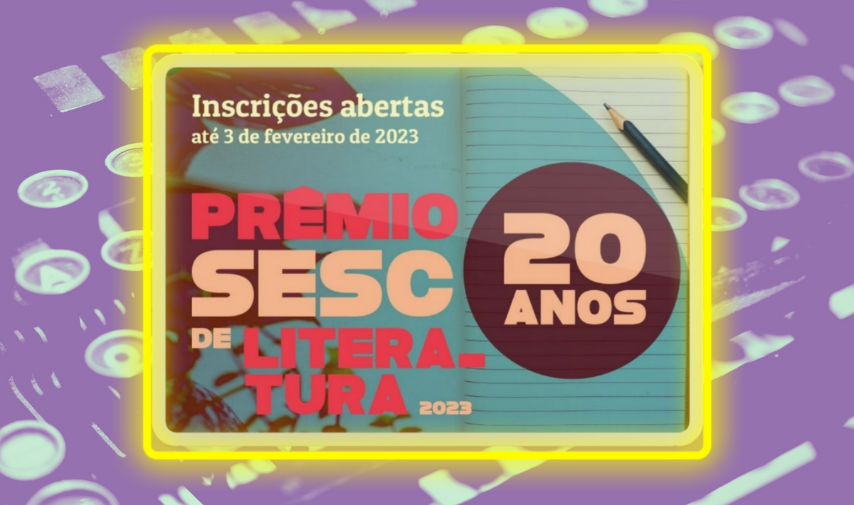 Prêmio Sesc de Literatura: inscrições abertas