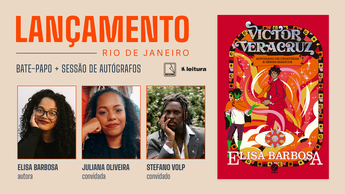 Lançamento Victor Veracruz: Advogado de criaturas e seres mágicos no Rio de Janeiro