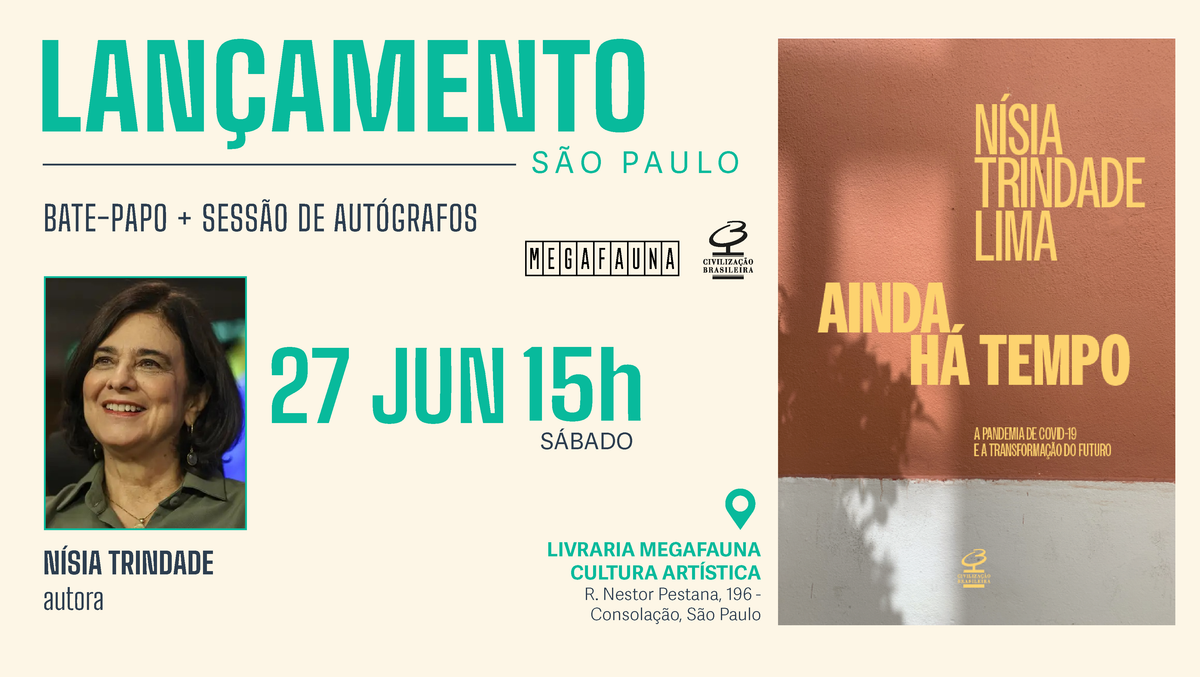 Lançamento do livro Ainda há tempo em São Paulo