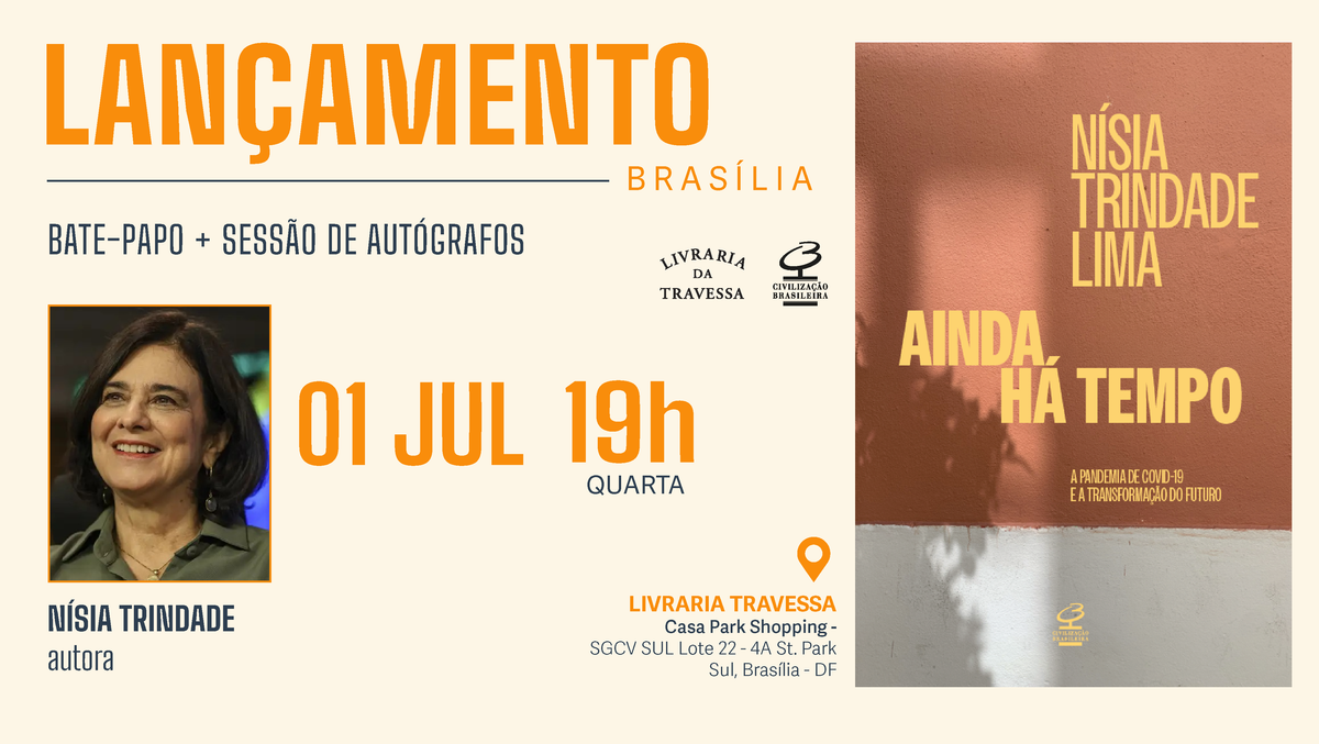 Lançamento do livro "Ainda há tempo" em Brasília