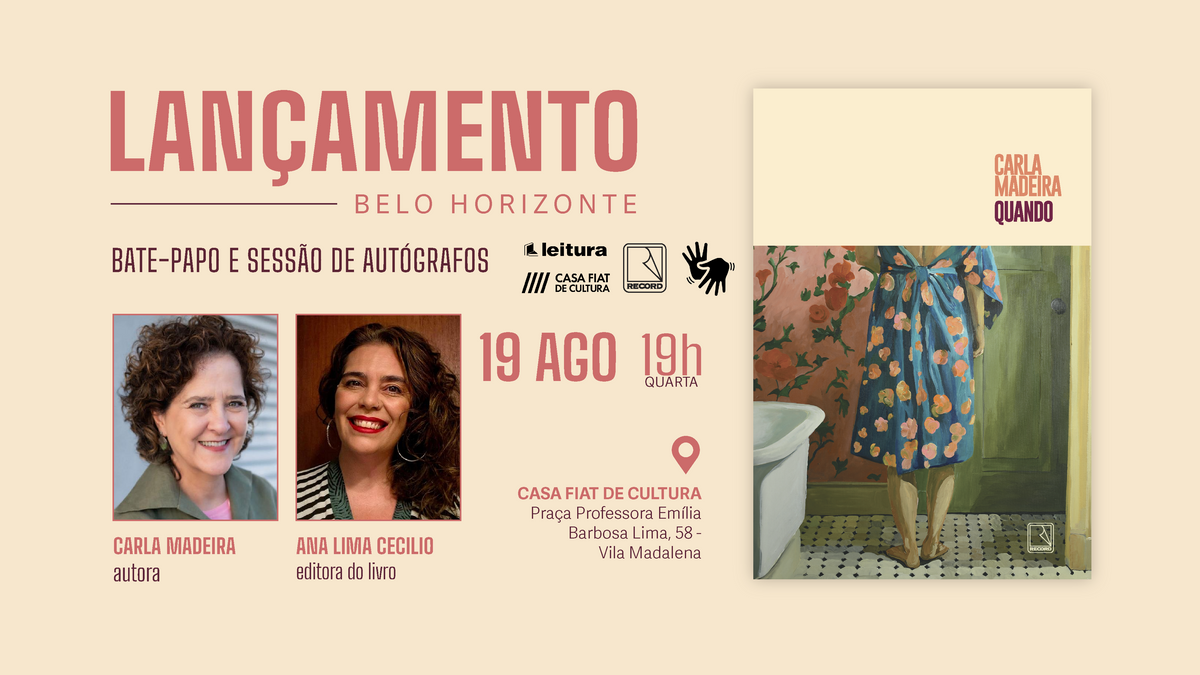 Carla Madeira lança "Quando" em Belo Horizonte
