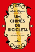 A Chinese man on a bicycle