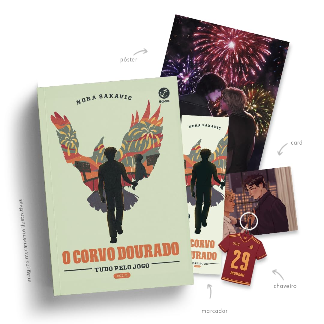 O corvo dourado (Vol. 5 Tudo pelo jogo) + Brindes