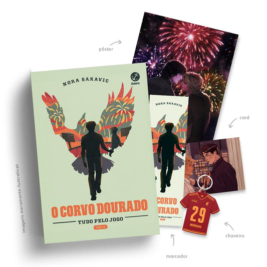 O corvo dourado (Vol. 5 Tudo pelo jogo) + Brindes