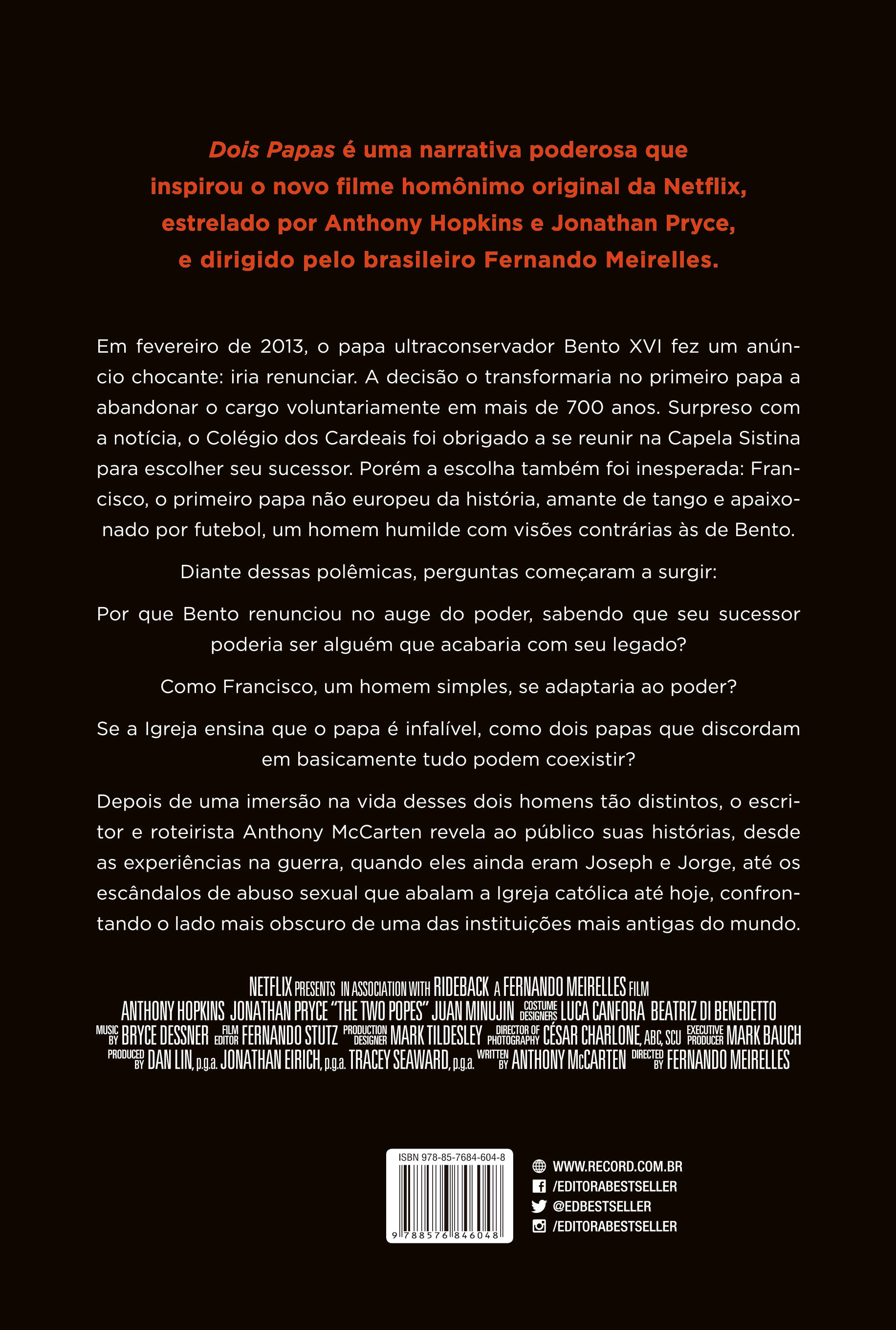 Dois Papas – Editora Record