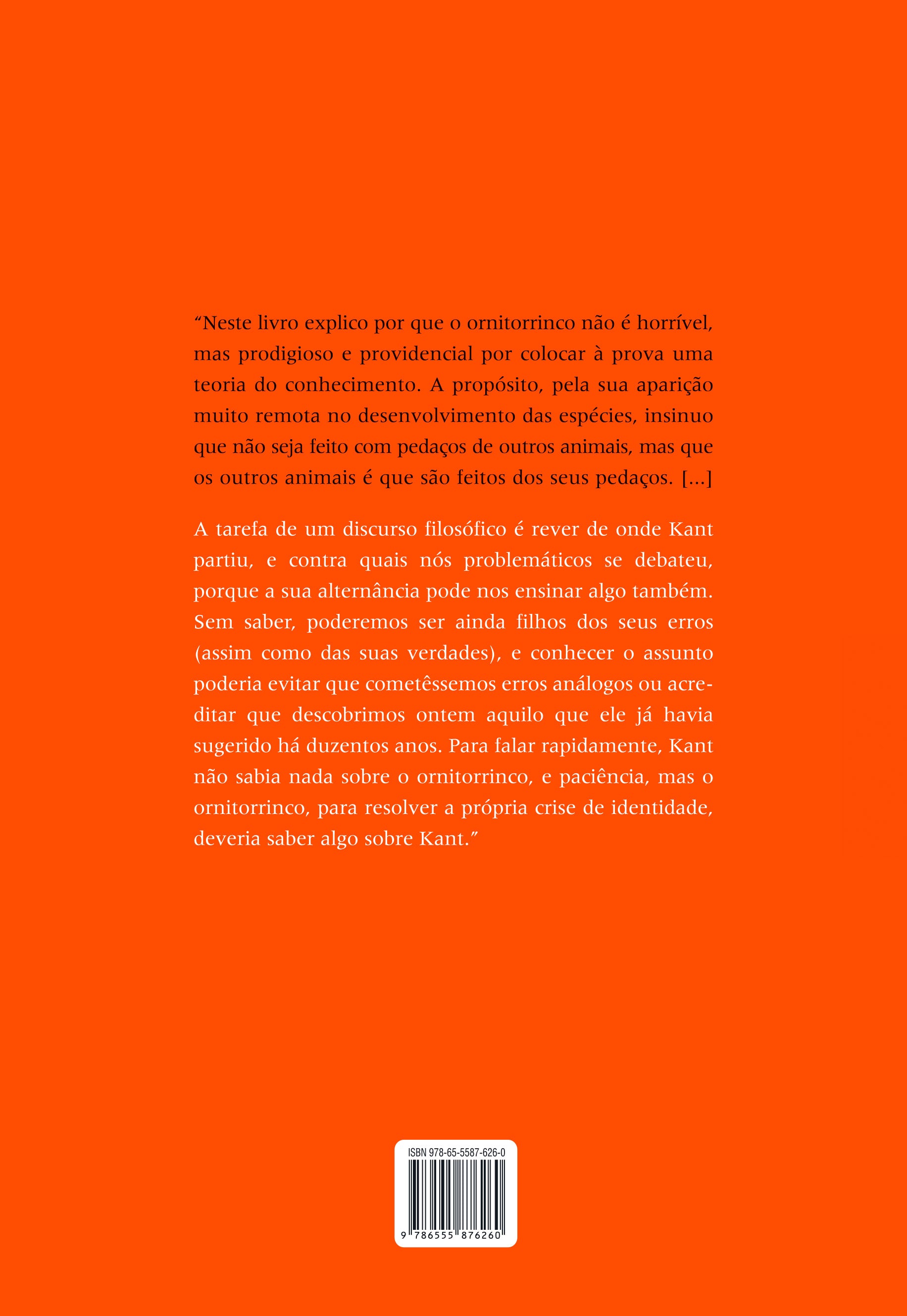 Kant e o ornitorrinco – Editora Record